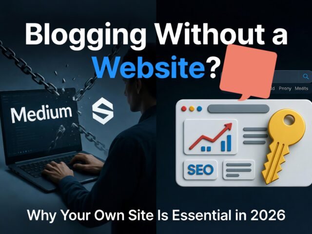 Blogging Without a Website: Why Building Your Own Site Is Still Essential in 2026